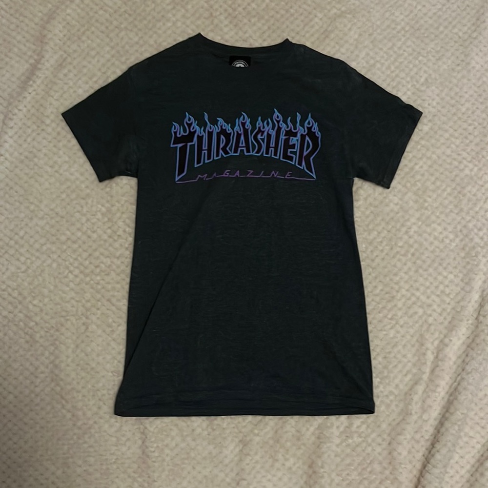 thrasher flame shirt